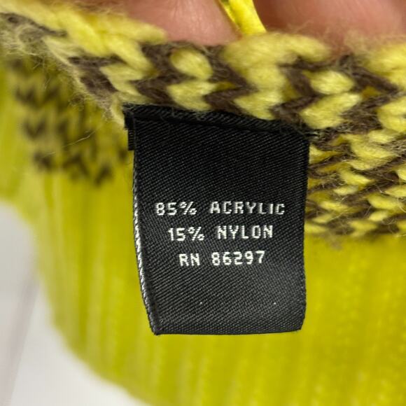 BCBG Maxazria Boho Hippie Knit Poncho Sweater‎ Size S/M Cozy Hipster Oversized - Picture 7 of 7